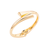 Layered Overlap Cuff Bangle